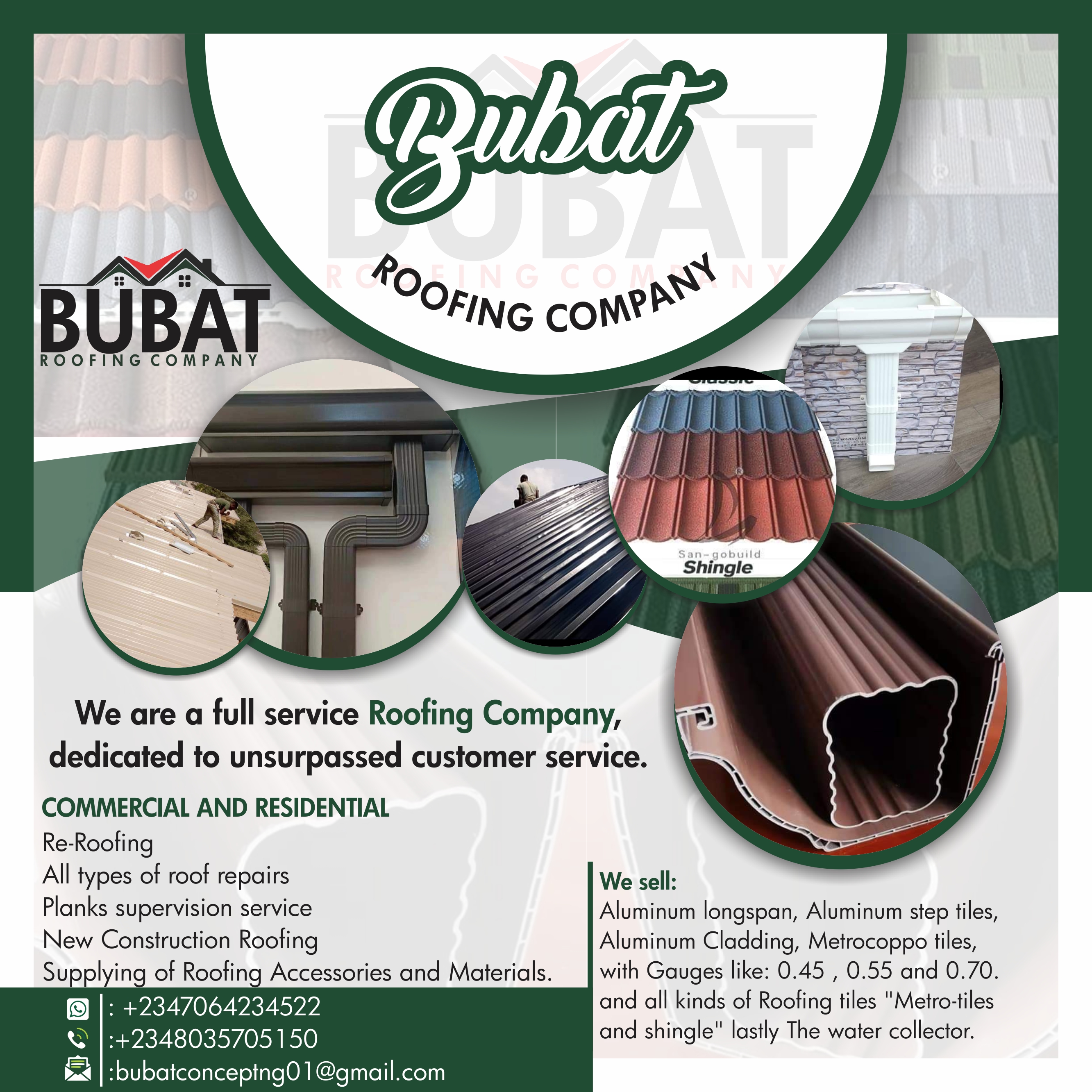 Bubat roofing company ltd provider